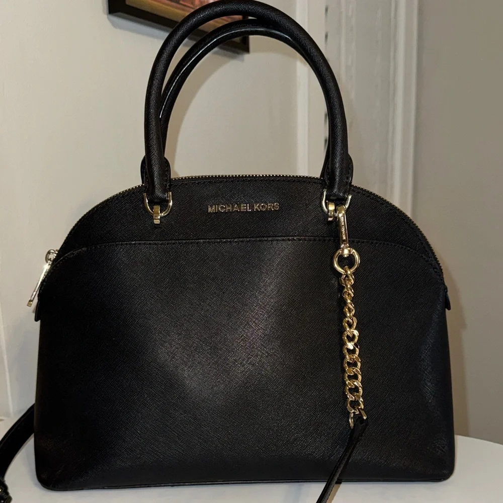Michael Kors Emmy Large Dome Satchel COA